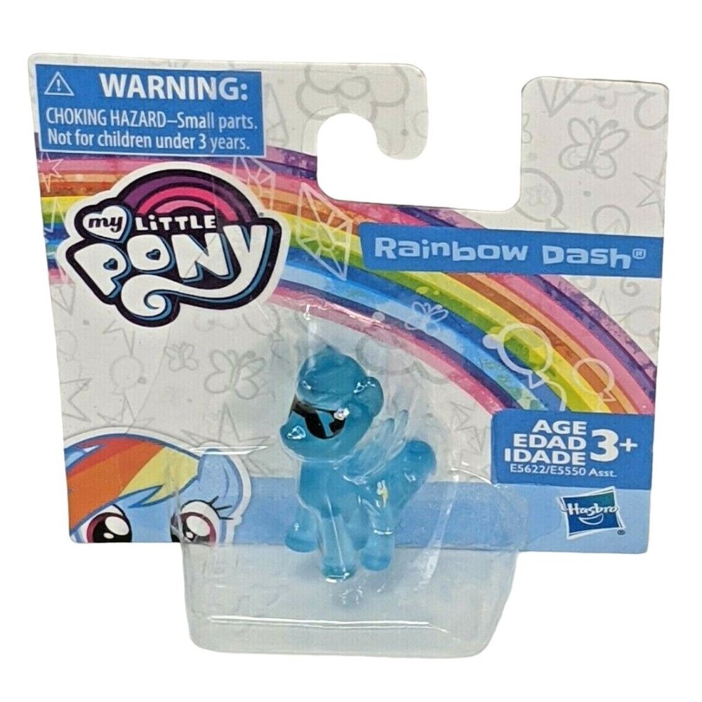 Hasbro My Little Pony Rainbow Dash 1.5 inch Miniature Figure New